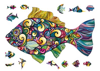 Each Piece Is Animal Shaped Christmas Gift Colorful Elephant Turtle Wooden Jigsaw Puzzles (Option: 7Style-A3)