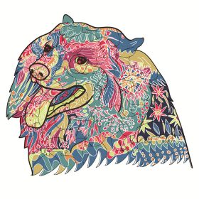 Each Piece Is Animal Shaped Christmas Gift Colorful Elephant Turtle Wooden Jigsaw Puzzles (Option: 32Style-A5)