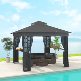 Outdoor Pavilions And Terrace Pavilions Will Not Be Shipped On Weekends, Amazon Shipping And Prohibited Platform Walmart, Temu (Option: Dark gray)