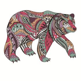 Each Piece Is Animal Shaped Christmas Gift Colorful Elephant Turtle Wooden Jigsaw Puzzles (Option: 22Style-A3)