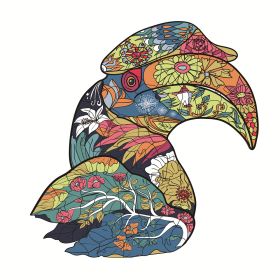Each Piece Is Animal Shaped Christmas Gift Colorful Elephant Turtle Wooden Jigsaw Puzzles (Option: 25Style-A5)